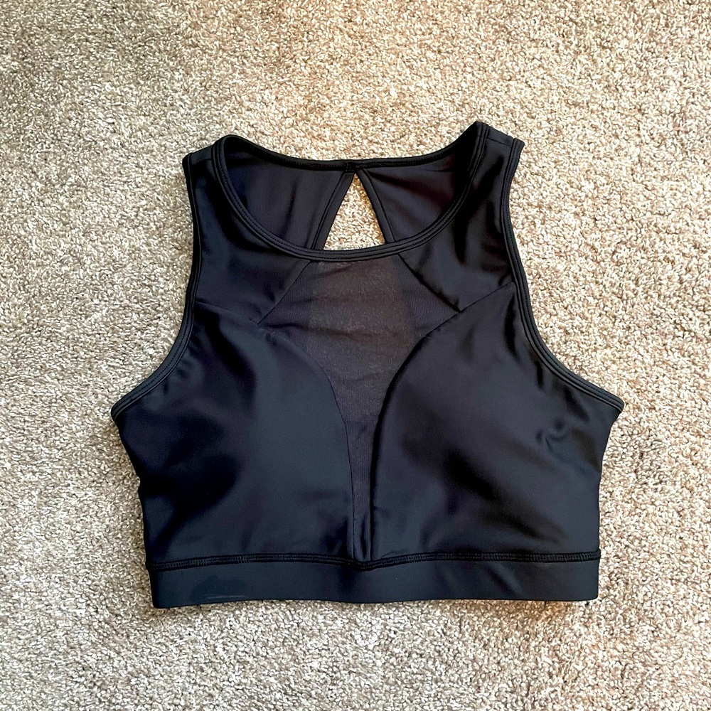 🤍 P’TULA MESH CROPPED SPORTS BRA